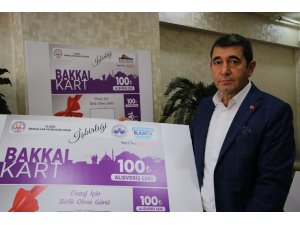 Elazığ’da yerel esnafa “Bakkal Kart” desteği