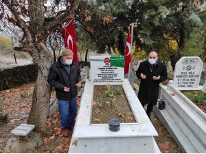 Şehit yakınlarından mezarlıklara buruk ziyaret