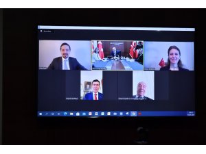 MHP’de partiler arası bayramlaşma video konferansla yapıldı