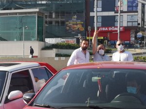 Çekmeköy’de ‘İsrail’e lanet Filistin’e destek’ konvoyu