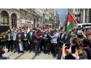 Hukukçular derneği ve İstanbul 2 Nolu barosu Filistin’deki zulmünü kınadı