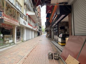 Zonguldak’ta tam kapanmanın son gününde sessizlik hakim