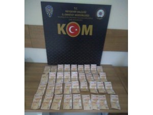 Nevşehir’de 36 adet sahte 50 liralık banknot ele geçirildi
