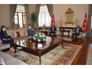Vali Karadeniz Başkan Ergün ve Müdür Ataseven’i ağırladı