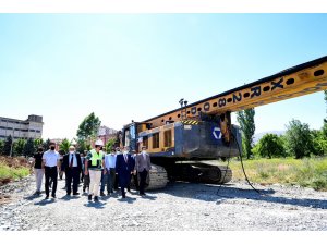 Hanımınçiftliği-Taştepe viyadüğü çalışmaları başladı