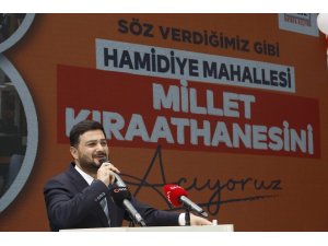 Kağıthane’de bir millet kıraathanesi daha açıldı