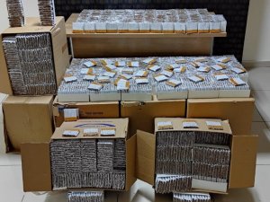 Nevşehir’de 120 bin adet makaron ele geçirildi