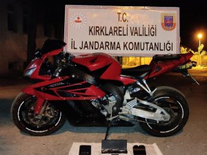 Kırklareli’nde motosiklet kaçakçılığı yapan şüpheli yakalandı