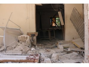 PKK’nın Afrin’de saldırdığı hastane harabeye döndü