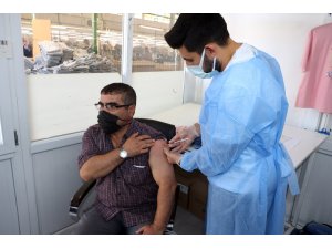 Yozgat Organize Sanayi Bölgesinde aşılama çalışması başladı