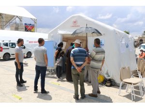 Kırşehir’de çadırda aşı seferberliği