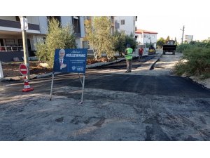 Akdeniz ilçesinde asfalt ve yol açma çalışmaları hız kazandı