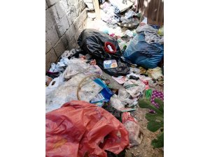 Vatandaşlar şikayet etti, Bağlar Belediyesi çöp evi temizledi