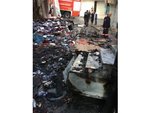 Başkent’in alışveriş sokağındaki yangın kundaklama çıktı