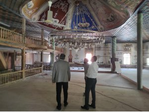 Tarihi Kocaseyfullah Camii restore çalışmaları