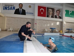 Ertuğrul Gazi kapalı yüzme havuzu 1 Temmuz’da açılıyor