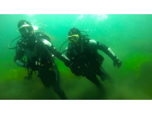 Kahramanmaraş’ta balık adamlardan dalgıçlık eğitimi