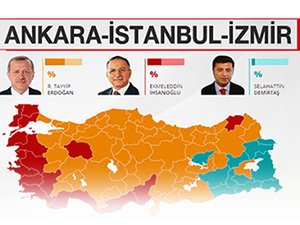 İstanbul İzmir Ankara seçim sonuçları!