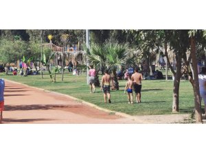 Kuşadası Adagöl mesire alanı yoğun ilgi görüyor