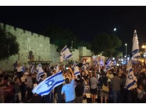 Fanatik Yahudiler, Doğu Kudüs’te yürüyüş düzenledi