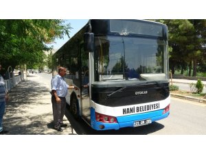 Hani’de ücretsiz otobüs seferleri başladı