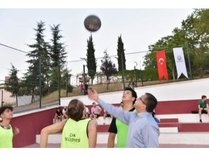 Çan’da Streetball Turnuvası başladı