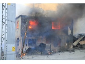 Adana’daki orman yangınında evler alevlere teslim oldu