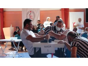 Türkiye Bedensel Engelliler bilek güreşi müsabakaları Çankırı’da