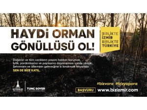 İzmir’de yangınlarla sivil müdahale için Orman Gönüllüleri Ekibi kuruluyor