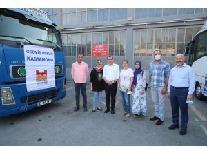Kastamonu için yardım tırı yola çıktı