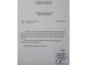 DEVA Partisi'nde istifa - Vimarsana News