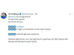 İstanbul'da düzensiz göçmenleri yönelik çalışmalar sürüyor - Vimarsana News