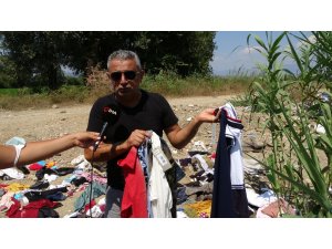 Manavgat'ta yardım için toplanan kıyafetleri dere kenarına attılar - Vimarsana News