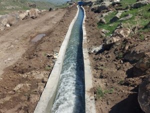 Tuzluca’da ki köylerde sulama suyu tesis yapım projesi tamamlandı