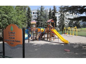 Karum Çocuk Parkı yeni haliyle Çankayalı miniklerle buluştu