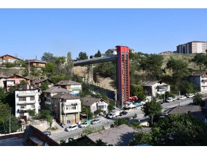 Karabük’ün 6’ıncı ‘Kule Asansörü’ hizmete girdi
