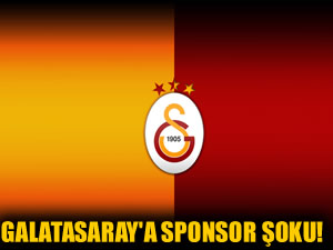 Galatasaray'a sponsor şoku