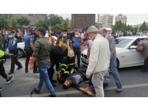 Kahraman polis memuru canını hiçe sayıp intihar girişimini önledi