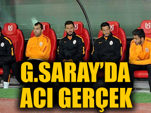 Galatasaray'da acı gerçek!