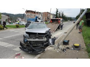 Ordu’da trafik kazası: 1 yaralı