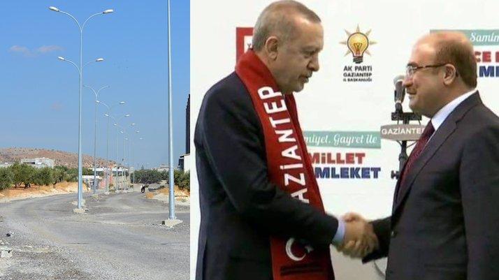 AKP’li başkan fabrikasına özel yol yaptı