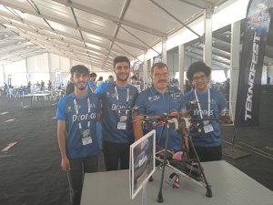 Yangın Söndürme Drone’u ile gümüş madalya kazandılar