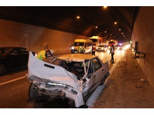 TEM’de zincirleme trafik kazası: 1 yaralı