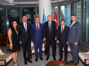 Cumhurbaşkanı Erdoğan, MHP Genel Başkan yardımcılarını kabul etti