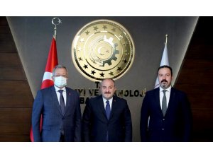 MTOSB Başkanı Tekli, Bakan Varank’ı ziyaret etti
