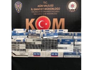 Ağrı’da 2 bin 500 karton kaçak sigara ele geçirildi