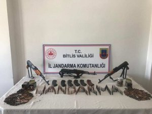 Bitlis’te çok sayıda mühimmat ele geçirildi
