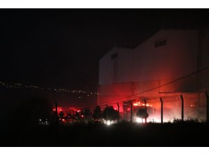 Kahramanmaraş’ta iplik fabrikasında yangın