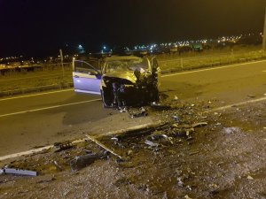 Ardahan’da otomobil ters yöne girdi: 1 ölü, 1 yaralı