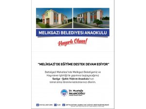 Başkan Palancıoğlu 3 okulun müjdesini verdi